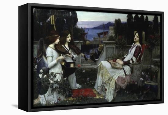 Saint Cecilia-John William Waterhouse-Framed Premier Image Canvas