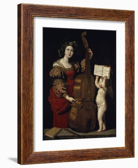 Saint Cecilia-Domenichino-Framed Giclee Print