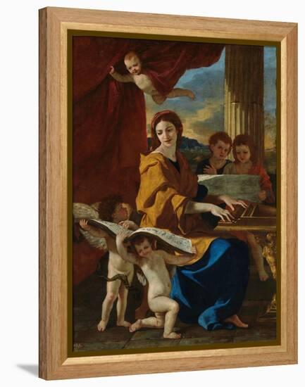 Saint Cecilia-Nicolas Poussin-Framed Premier Image Canvas