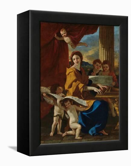 Saint Cecilia-Nicolas Poussin-Framed Premier Image Canvas