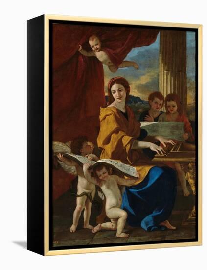 Saint Cecilia-Nicolas Poussin-Framed Premier Image Canvas