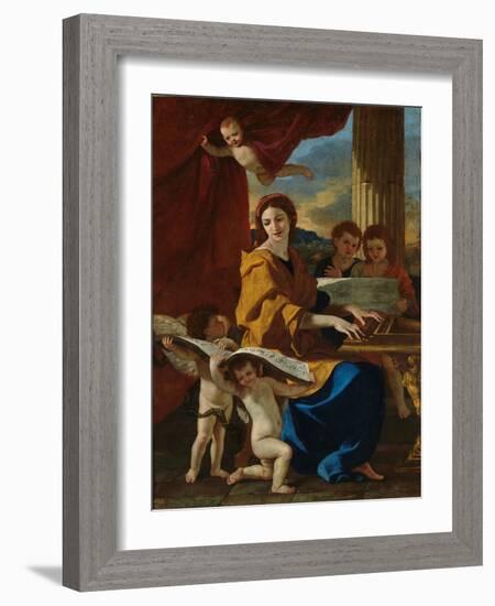 Saint Cecilia-Nicolas Poussin-Framed Giclee Print