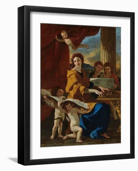 Saint Cecilia-Nicolas Poussin-Framed Giclee Print