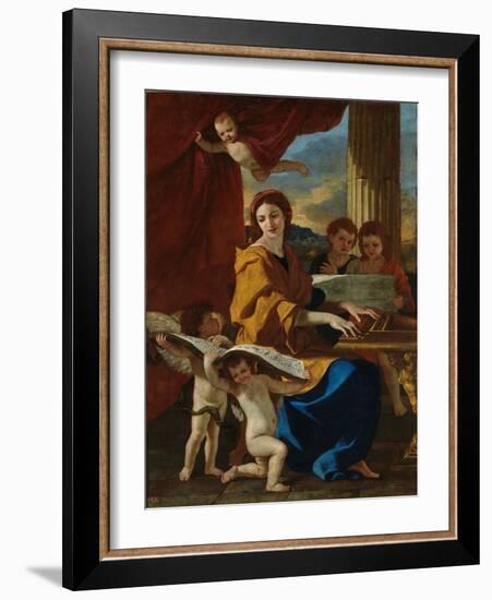 Saint Cecilia-Nicolas Poussin-Framed Giclee Print