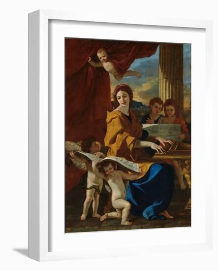 Saint Cecilia-Nicolas Poussin-Framed Giclee Print
