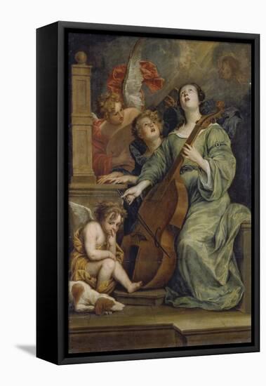 Saint Cecilia-Thomas Willeboirts-Framed Premier Image Canvas