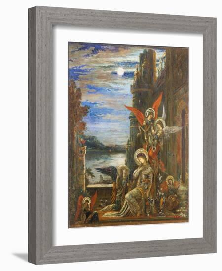 Saint Cecilia-Gustave Moreau-Framed Giclee Print