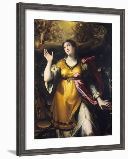 Saint Cecilia-Denys Calvaert-Framed Giclee Print