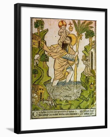 Saint Christopher, 1423-null-Framed Giclee Print