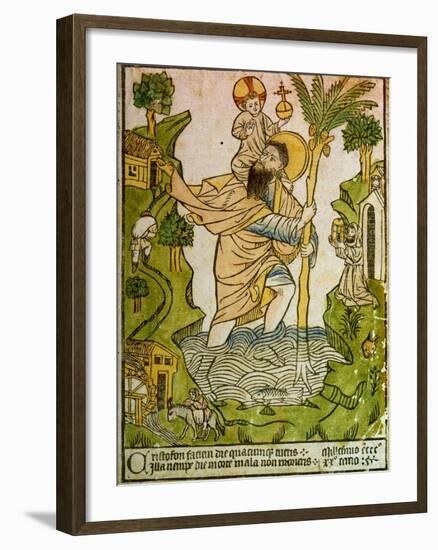 Saint Christopher, 1423-null-Framed Giclee Print