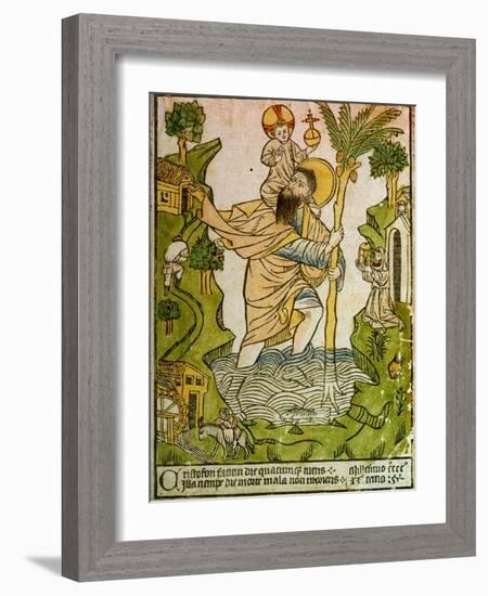 Saint Christopher, 1423-null-Framed Giclee Print