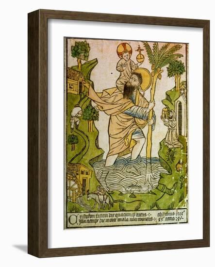 Saint Christopher, 1423-null-Framed Giclee Print