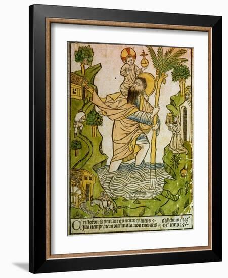 Saint Christopher, 1423-null-Framed Giclee Print