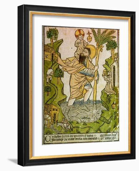 Saint Christopher, 1423-null-Framed Giclee Print