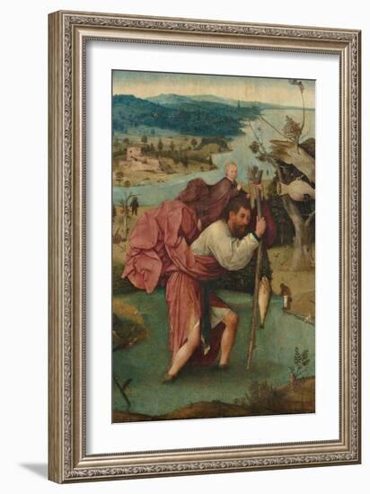 Saint Christopher, 1490S-Hieronymus Bosch-Framed Giclee Print