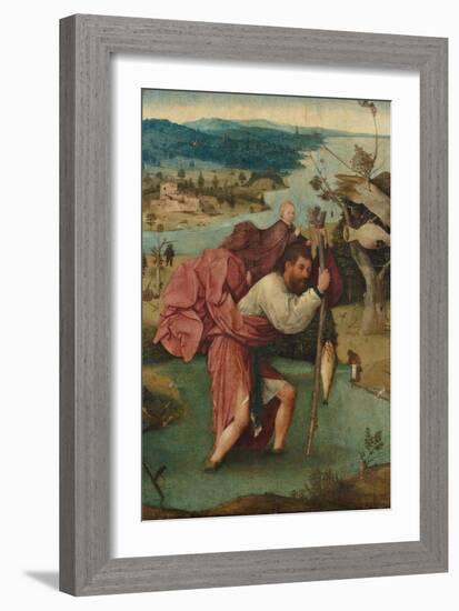 Saint Christopher, 1490S-Hieronymus Bosch-Framed Giclee Print