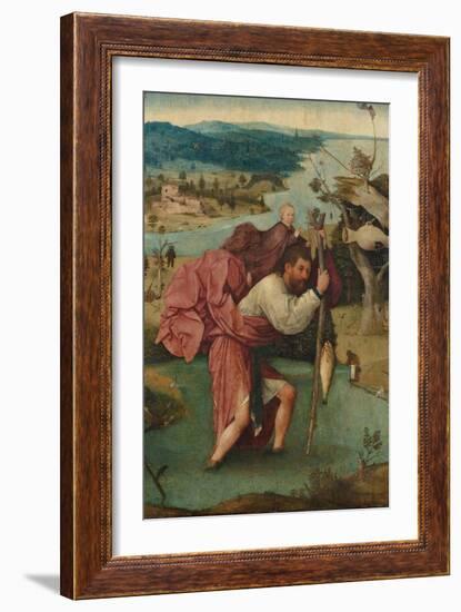 Saint Christopher, 1490S-Hieronymus Bosch-Framed Giclee Print