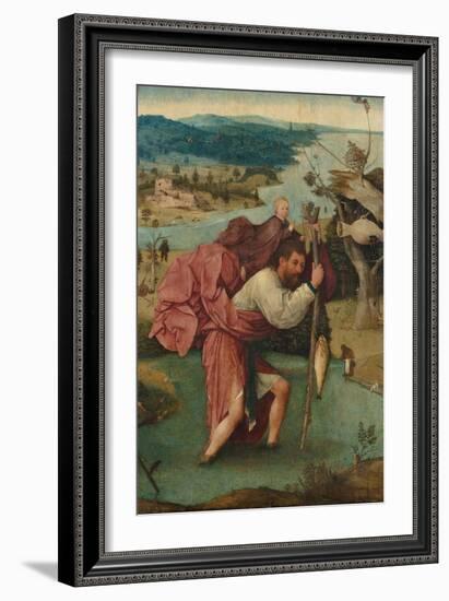 Saint Christopher, 1490S-Hieronymus Bosch-Framed Giclee Print