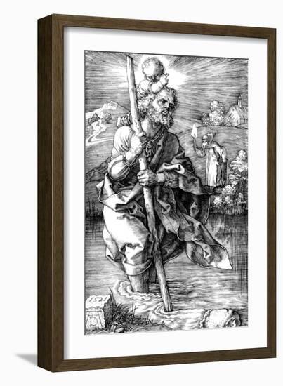 Saint Christopher Facing Right, 1521-Frank Cadogan Cowper-Framed Giclee Print