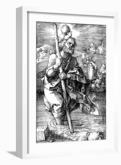Saint Christopher Facing Right, 1521-Frank Cadogan Cowper-Framed Giclee Print