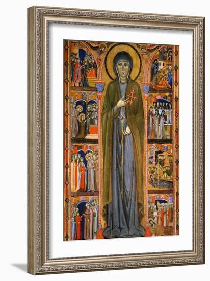 Saint Clare and Scenes from Her Life-Master Of St. Chiara-Framed Giclee Print