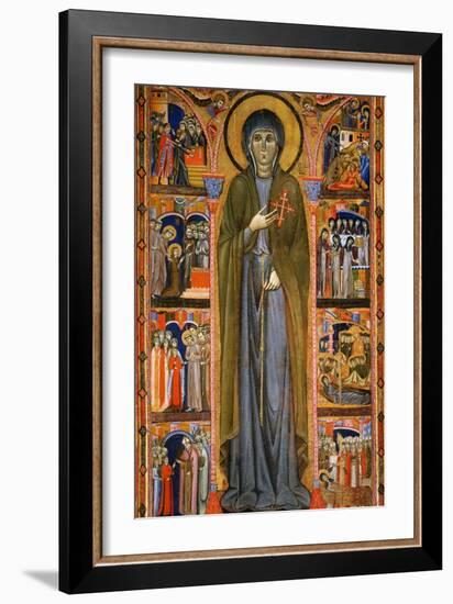 Saint Clare and Scenes from Her Life-Master Of St. Chiara-Framed Giclee Print