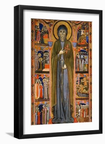 Saint Clare and Scenes from Her Life-Master Of St. Chiara-Framed Giclee Print