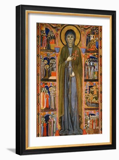 Saint Clare and Scenes from Her Life-Master Of St. Chiara-Framed Giclee Print