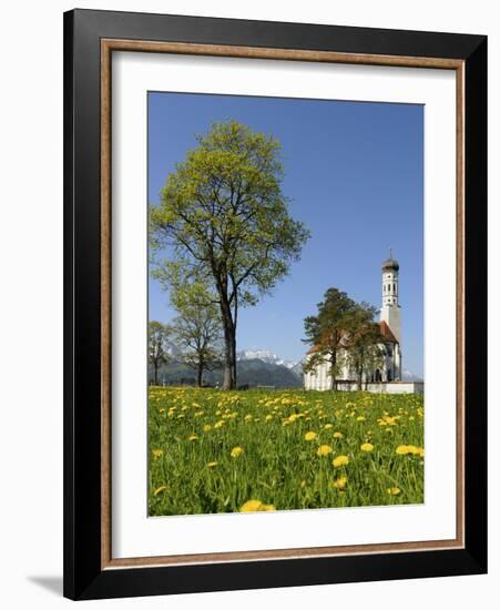 Saint Coloman Near to Fuessen, Allgaeu, Bavaria, Germany-Katja Kreder-Framed Photographic Print