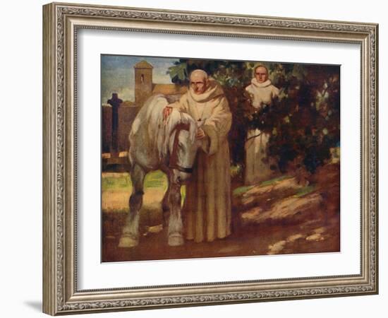 'Saint Columba and the White Horse', 1912-Unknown-Framed Giclee Print