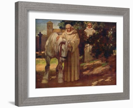 'Saint Columba and the White Horse', 1912-Unknown-Framed Giclee Print