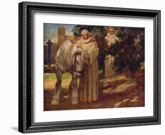 'Saint Columba and the White Horse', 1912-Unknown-Framed Giclee Print