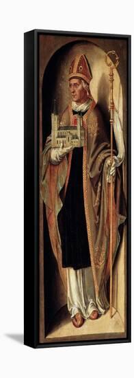 Saint Cunibert, Bishop of Cologne, Early16th Century-Anton Woensam-Framed Premier Image Canvas