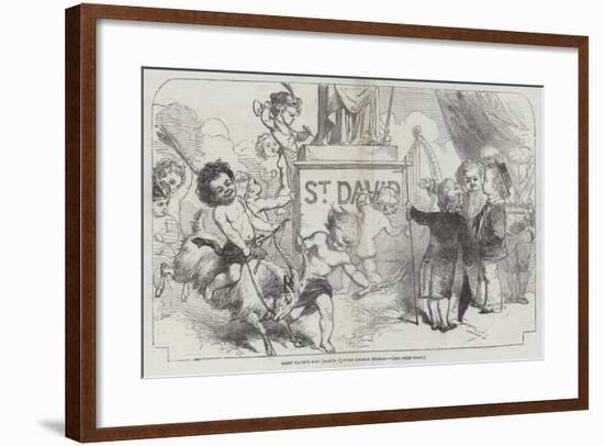 Saint David's Day, (1 March)-George Housman Thomas-Framed Giclee Print