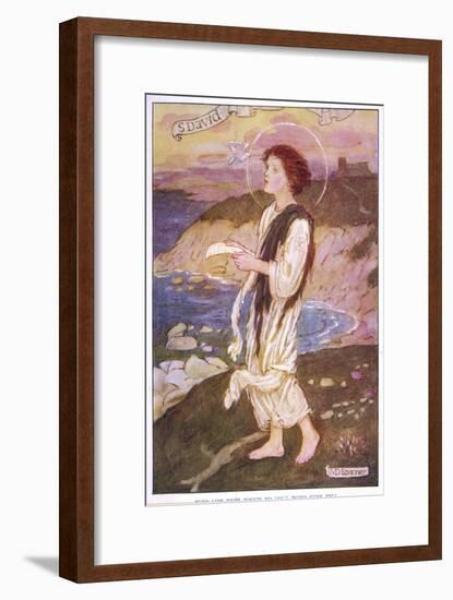 Saint David-null-Framed Art Print