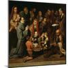 Saint Diego of Alcala Distributing Bread to the Poor-Bartolome Esteban Murillo-Mounted Giclee Print