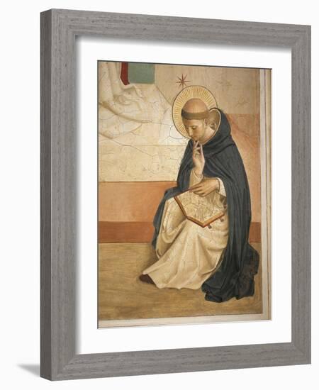 Saint Domenic Intent in Reading-Giovanni Da Fiesole-Framed Giclee Print