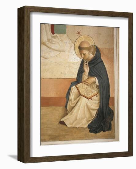 Saint Domenic Intent in Reading-Giovanni Da Fiesole-Framed Giclee Print