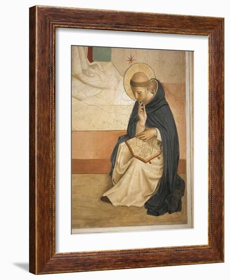 Saint Domenic Intent in Reading-Giovanni Da Fiesole-Framed Giclee Print