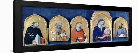 Saint Domenic's Altarpiece-Simone Martini-Framed Giclee Print