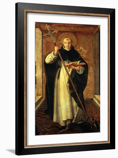 Saint Dominic Guzman-Pedro Berruguete-Framed Giclee Print