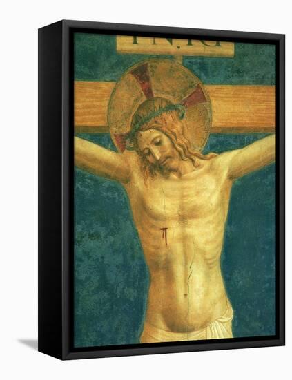 Saint Dominic with the Crucifix-Fra Angelico-Framed Premier Image Canvas