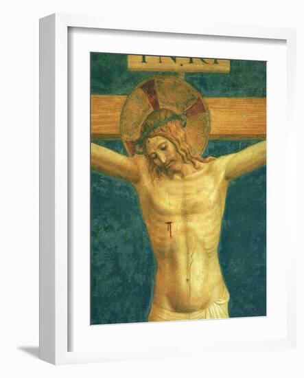 Saint Dominic with the Crucifix-Fra Angelico-Framed Giclee Print