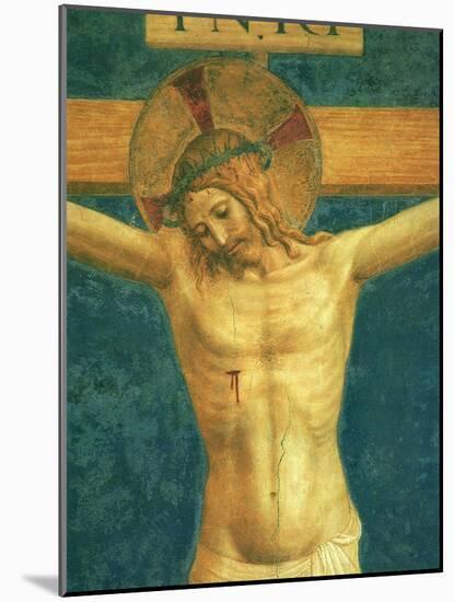 Saint Dominic with the Crucifix-Fra Angelico-Mounted Giclee Print