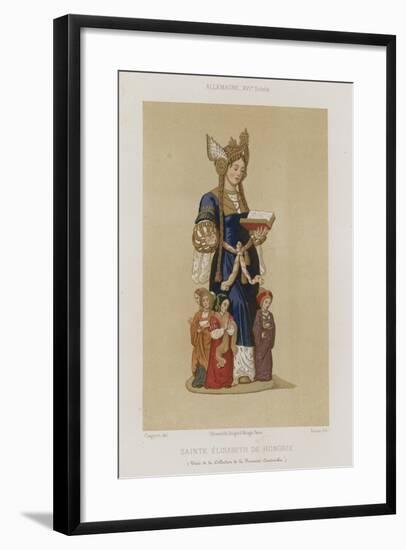 Saint Elizabeth of Hungary-null-Framed Giclee Print