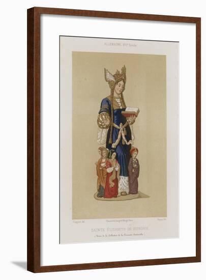 Saint Elizabeth of Hungary-null-Framed Giclee Print