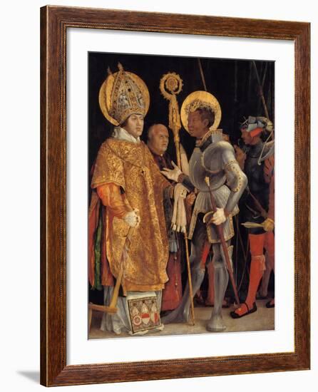 Saint Erasmus and Saint Maurice-Matthias Grünewald-Framed Giclee Print