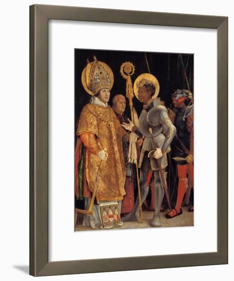 Saint Erasmus and Saint Maurice-Matthias Grünewald-Framed Giclee Print