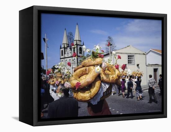 Saint Esprit Festival, Pico Madalena Island, Azores, Portugal, Atlantic Ocean-Bruno Barbier-Framed Premier Image Canvas