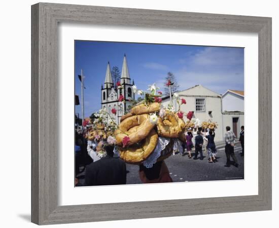 Saint Esprit Festival, Pico Madalena Island, Azores, Portugal, Atlantic Ocean-Bruno Barbier-Framed Photographic Print